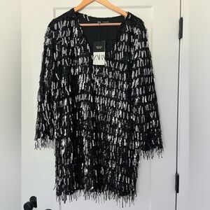 Zara Sequin Dress NWT